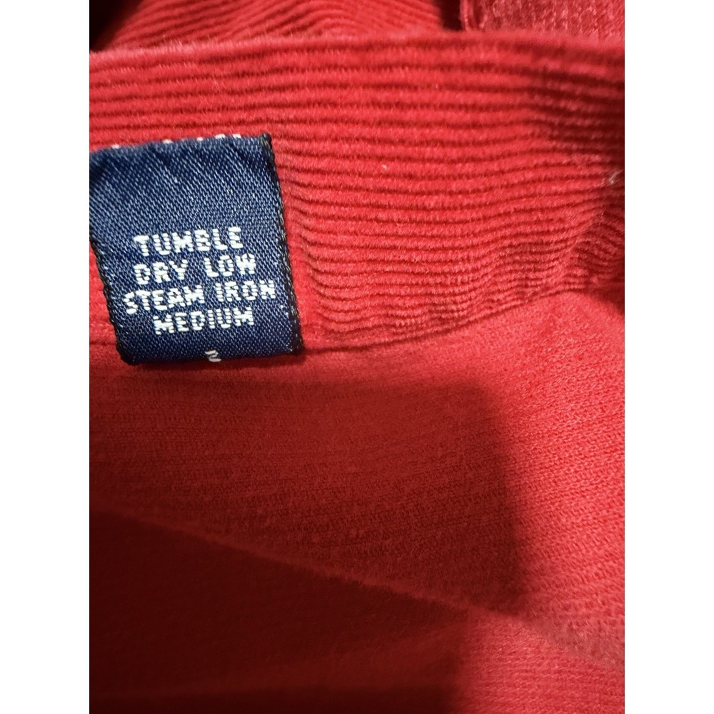 Polo‎ Ralph Lauren Red Corduroy Classic Western Shirt Pearl Snap Size Medium - Picture 14 of 14